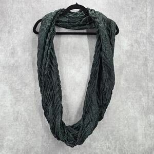 Black Silver Chevron Wide Infinity Wrap Hijab Dupatta‎ Shawl Scarves Scarf
